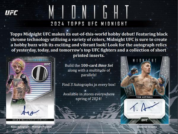 2024 Topps Midnight UFC 2-Box Random Letter #2