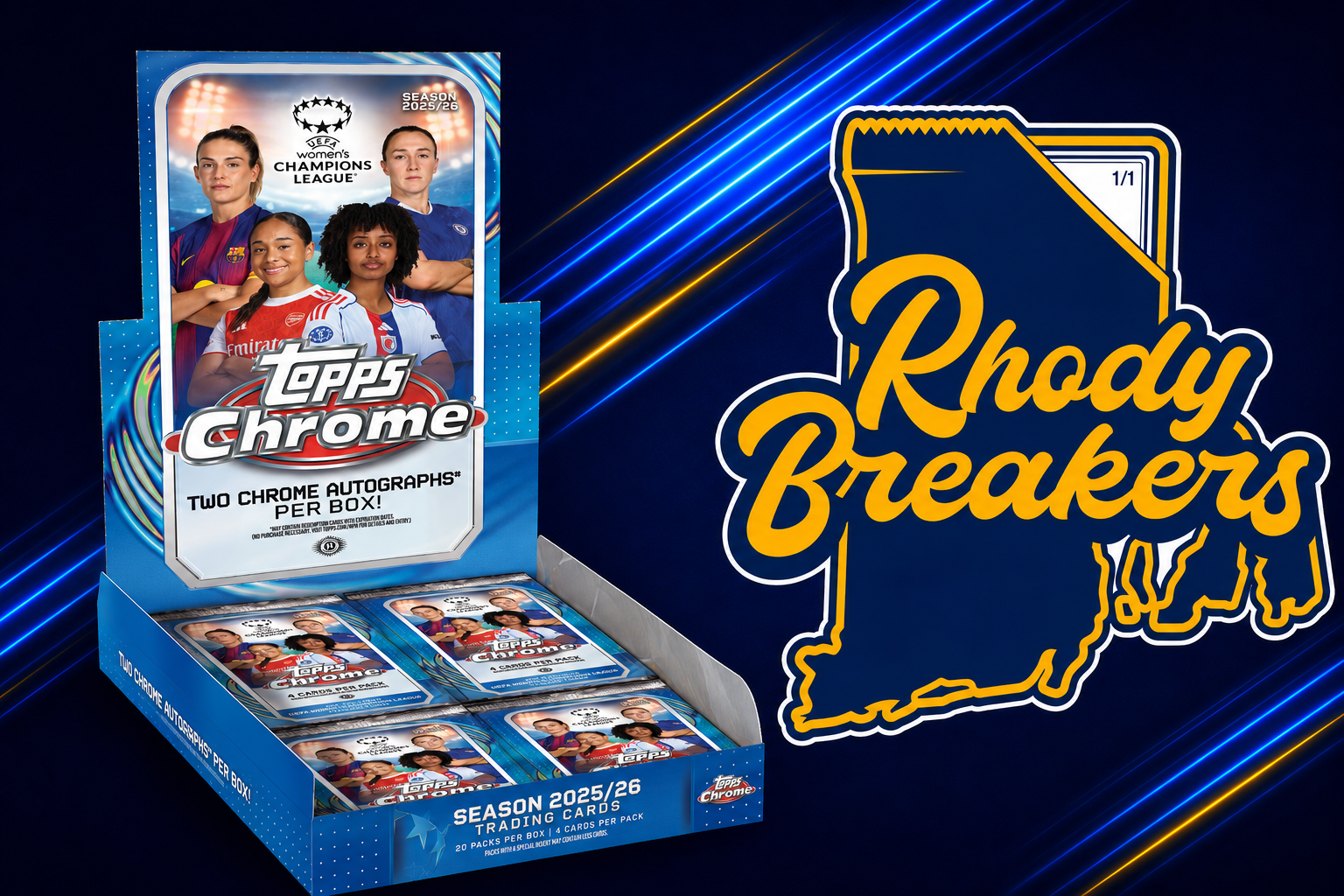 25/26 Topps UEFA Women's Champion's League Chrome 3-box RT #3