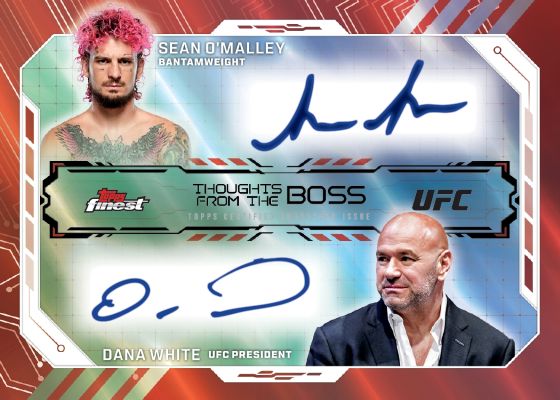 2025 Topps Finest UFC 1-box Random Weight #2