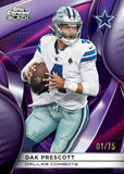 2025 Topps Chrome Black Football 4-box PYT #1