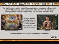 2024 Topps Gold Label UFC 2-box Random Weight Divisions #4