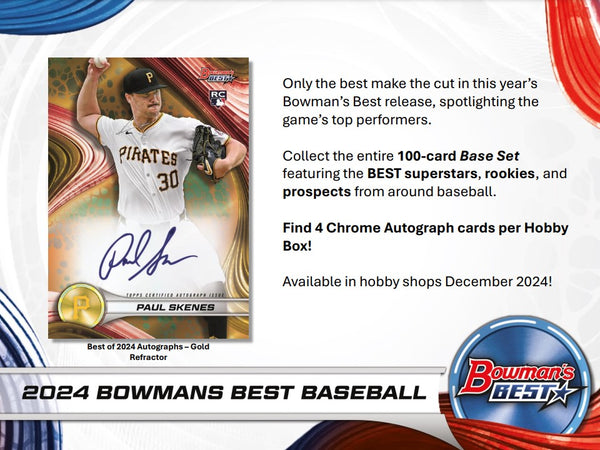 2024 Bowman's Best MLB Hobby Case PYT #2