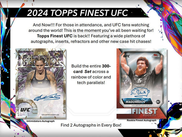 2024 Topps Finest UFC 2-box Random Letter #2