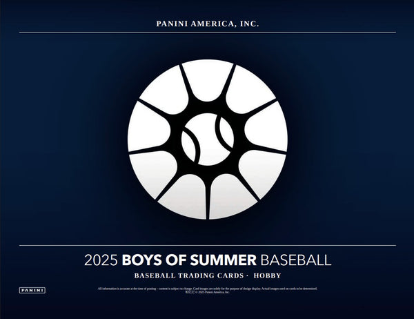 2025 Panini Boys of Summer Baseball Hobby 4-Box PYT #1