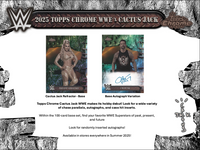 2025 Topps Chrome WWE Cactus Jack 1-Box Hobby Random Letter #1