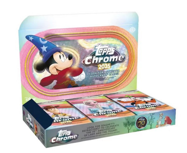 2025 Topps Chrome Disney 1-Box Hobby Random Letter #9