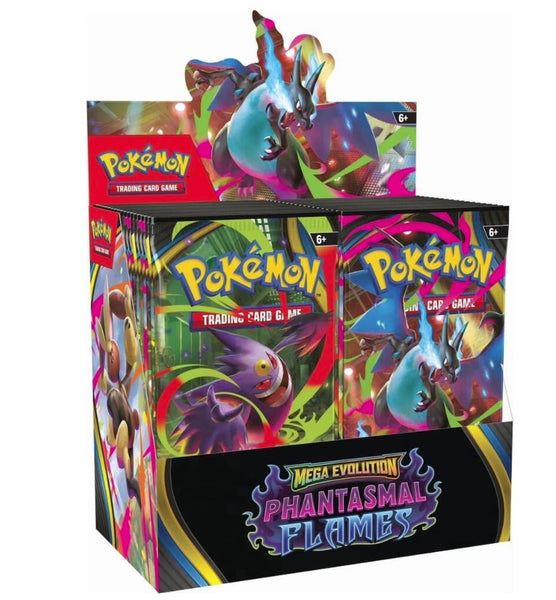 Pokemon Mega Evolution Phantasmal Flames 1 Booster Box Random Type #3