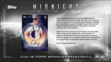 2025/26 Topps Midnight Basketball Hobby 2-Box PYT #1